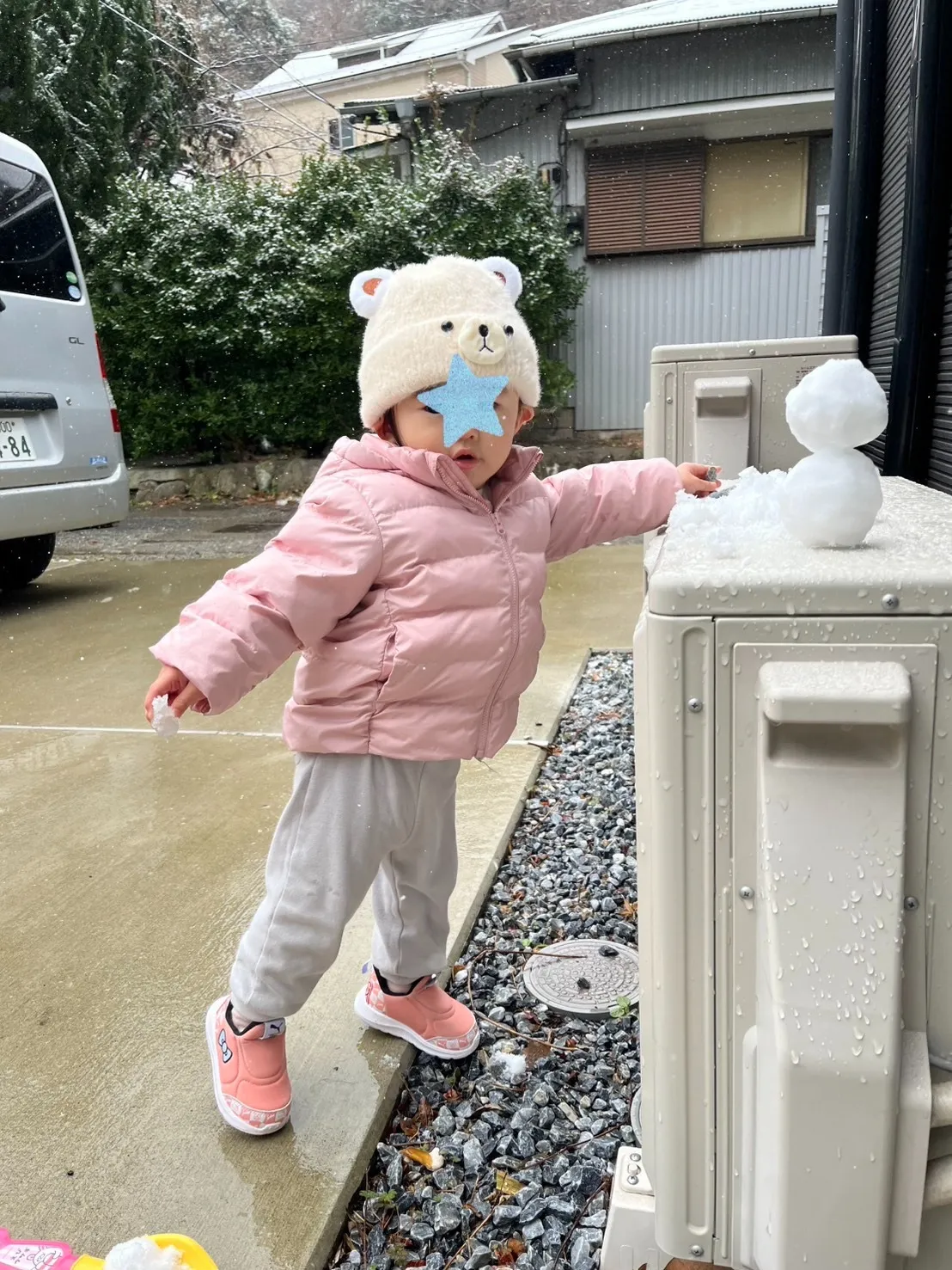 横須賀に雪❄️